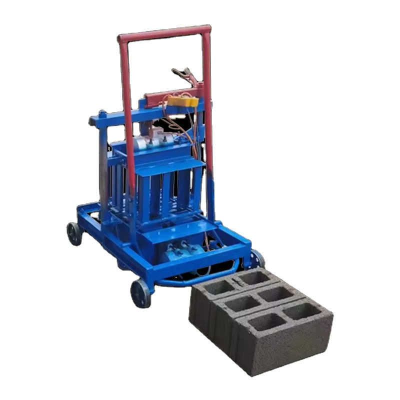 Mobile Under The Egg Type Hollow Brick Making Machine Machinery Portable and Practical Small 2-45 Chinese Block Machine