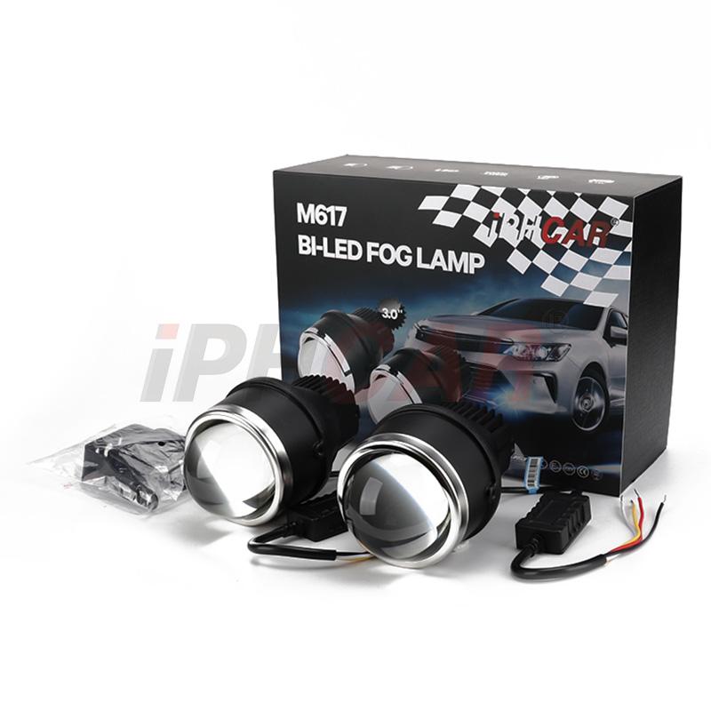 IPHCAR M617 3 дюймов LED противотуманная фара 3000K 3800K 4300K 5500K с универсальные кронштейны