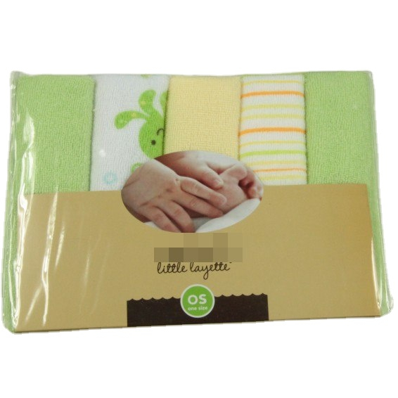 Factory Price Baby Nursing Small Towel 10pcs Pack Muilticolor Baby Face Towels