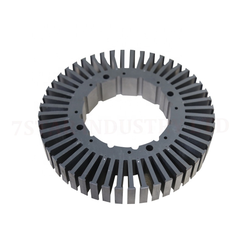 48P laminated silicon steel industrial fan motor stator core OD 220mm