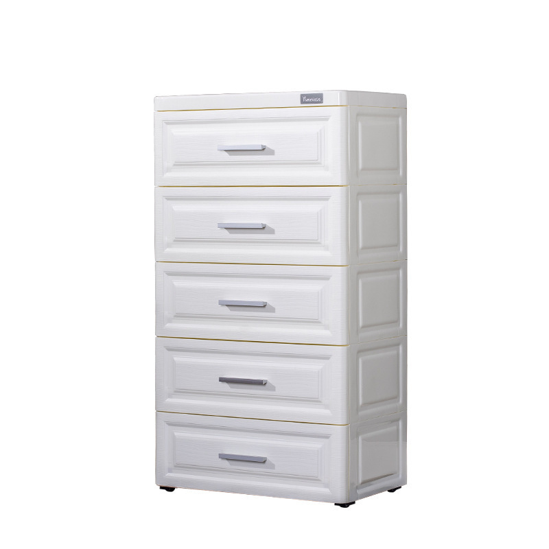 Thickened drawer storage cabinet home living room bedroom storage cabinet 4 LAYERS