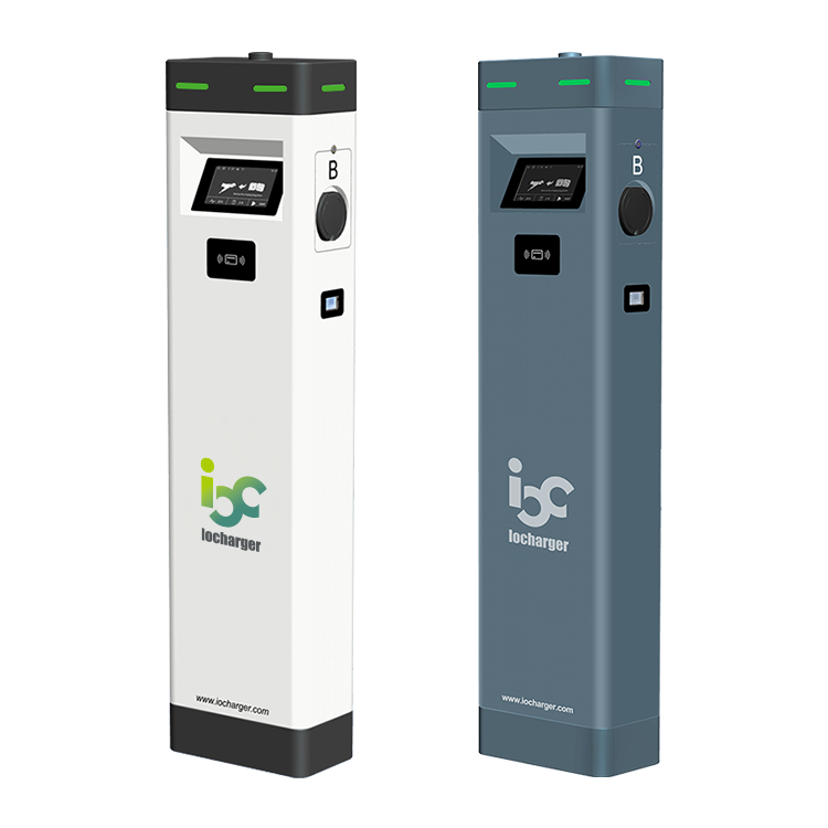 Электрическая Автомобильная станция iocharger oem с двумя розетками типа 2 14 кВт 22 кВт 44 кВт CE OCPP 1.6J напольное умное зарядное устройство AC EV