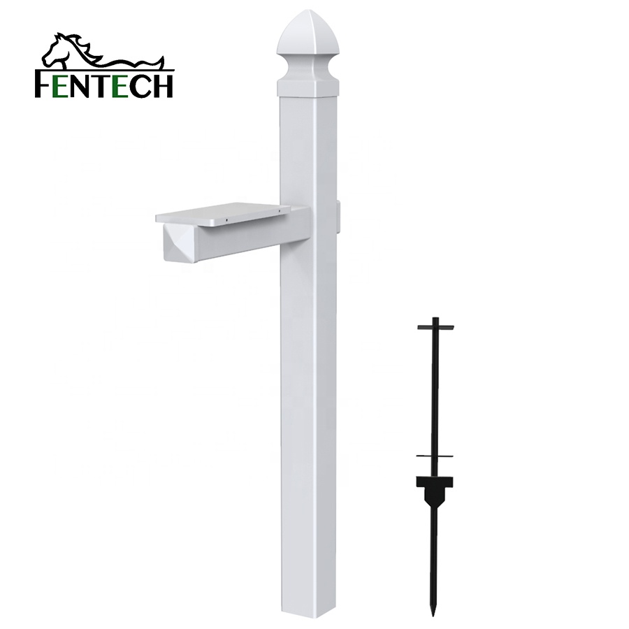 Fentech виниловые ПВХ пластиковые белые почтовые ящики с почтой для дома, почтовый ящик для улицы