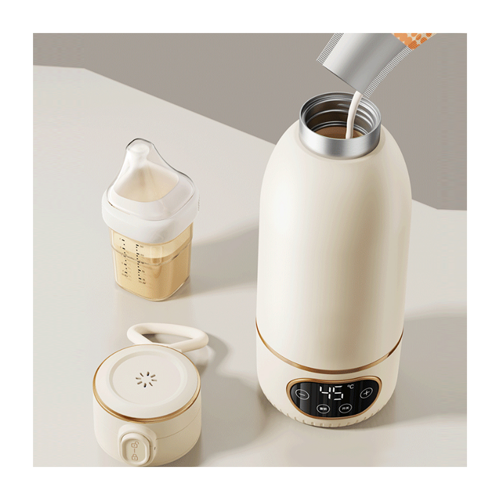 New Arrival JR07PRO Stainless Portable Milk Warmer Travel Fast Heating Portable USB Rechargeable Warmer Baby Milk Bottle