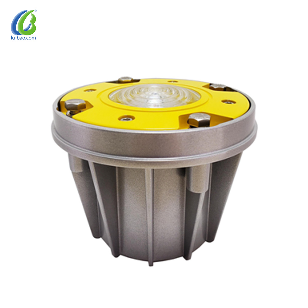 Inset heliport perimeter landing light airport runway light