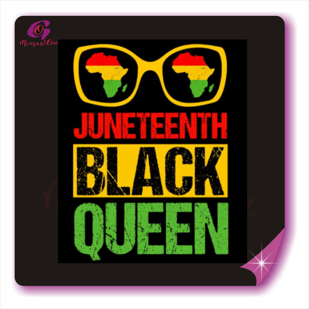 Новинка 2023, модная индивидуализированная термопечатающая футболка june14black Queen, Виниловая наклейка