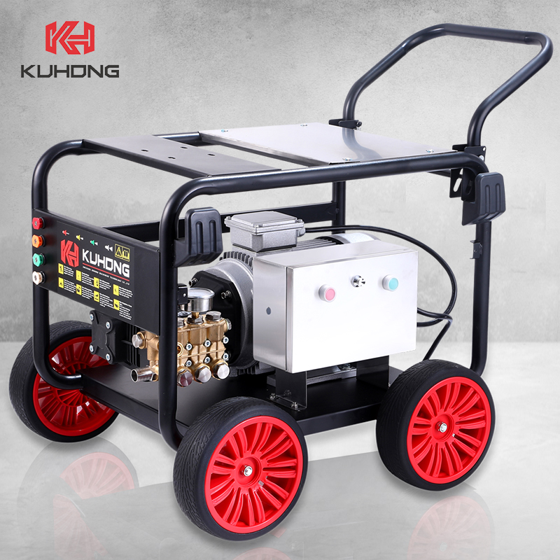 Kuhong 180Bar 2600psi 20HP 15KW Heavy Duty Used Sewer Jetter For Sale