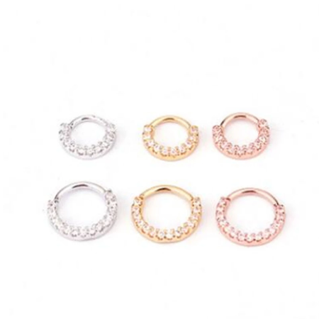 Nose Hoop Helix Cartilage Earring Daith Snug Rook Tragus Ring Ear Piercing Jewelry