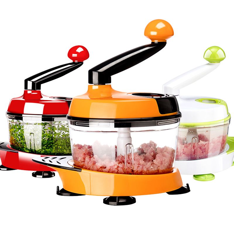 Многофункциональная кухонная ручная мясорубка, пищевая пластиковая мясорубка