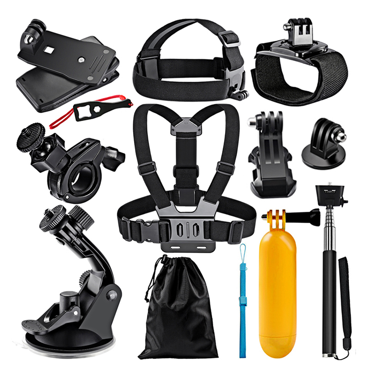 12 в 1 Набор аксессуаров для спортивной камеры GoPro Go pro Hero 6/5/4/3