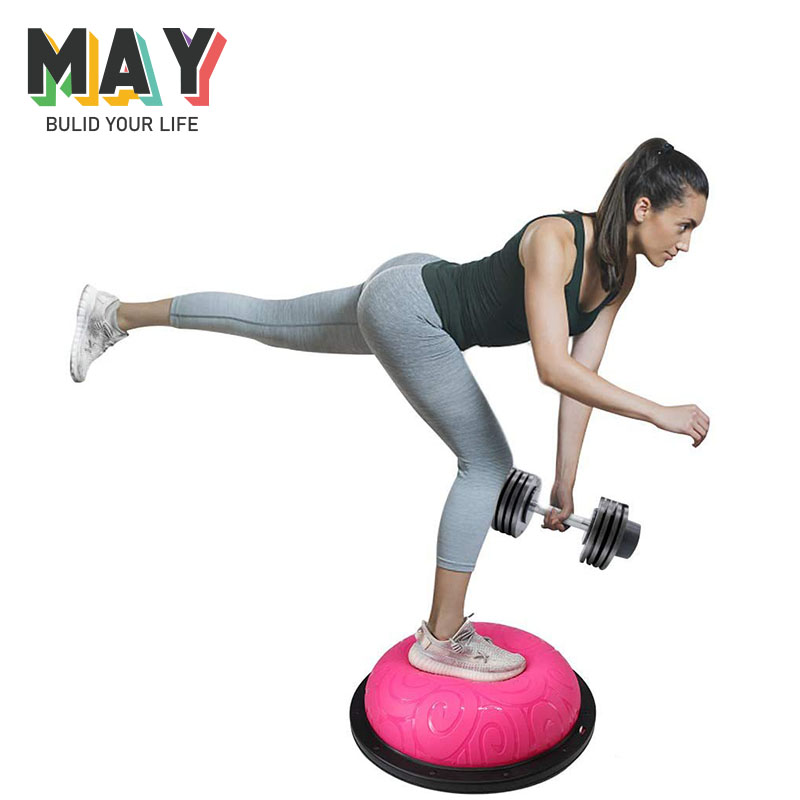 2021 New Yoga hemisphere balance Half ball Pilates yoga balls