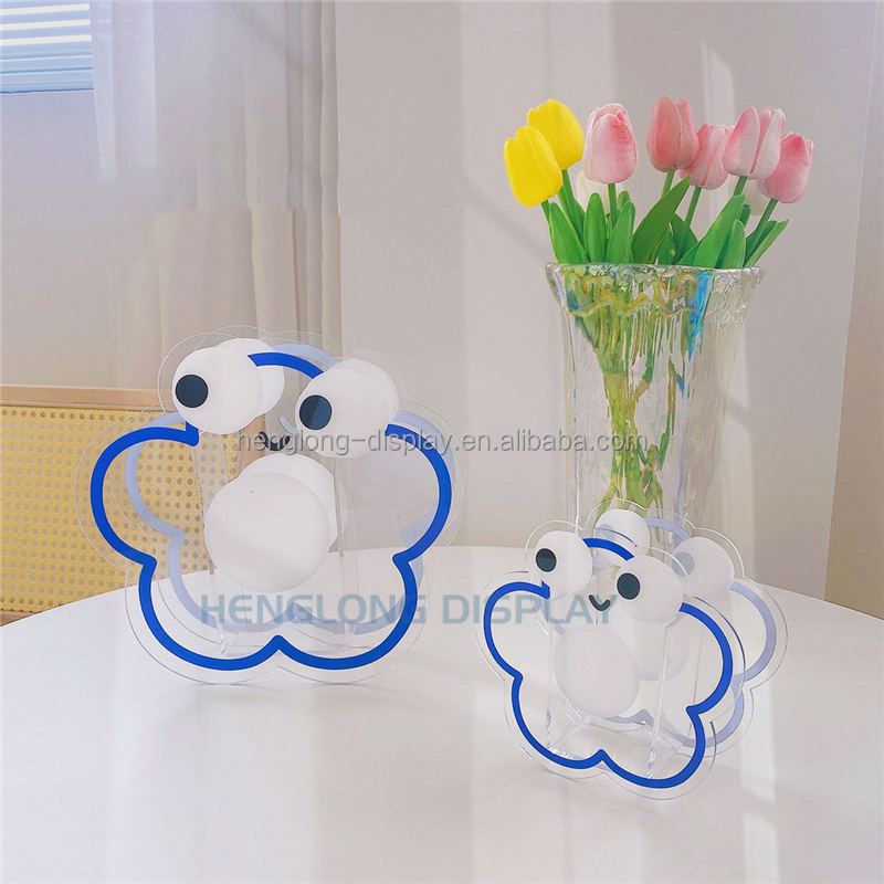 Clear cute acrylic vases custom flower vases for home decor Vase