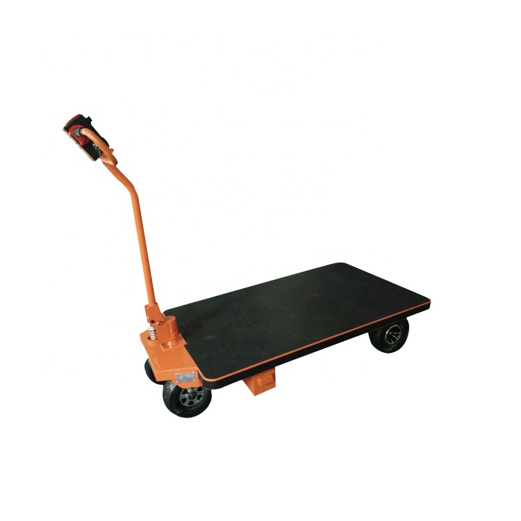 NK 115 500 кг flattop cart 24V power hand truck logistics электрическая тележка уличная промышленная тележка