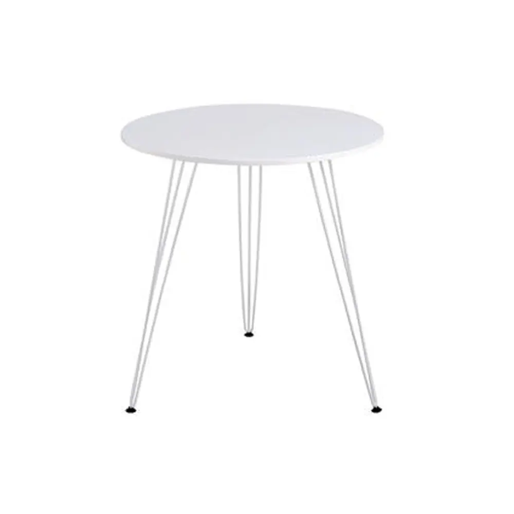 Hot Sale Modern Elegant Tempered Glass Dining Room Table With Black Legs