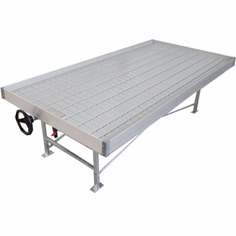 Good sale growing rolling bench ebb and flow table plastic seedbed for agriculture planting