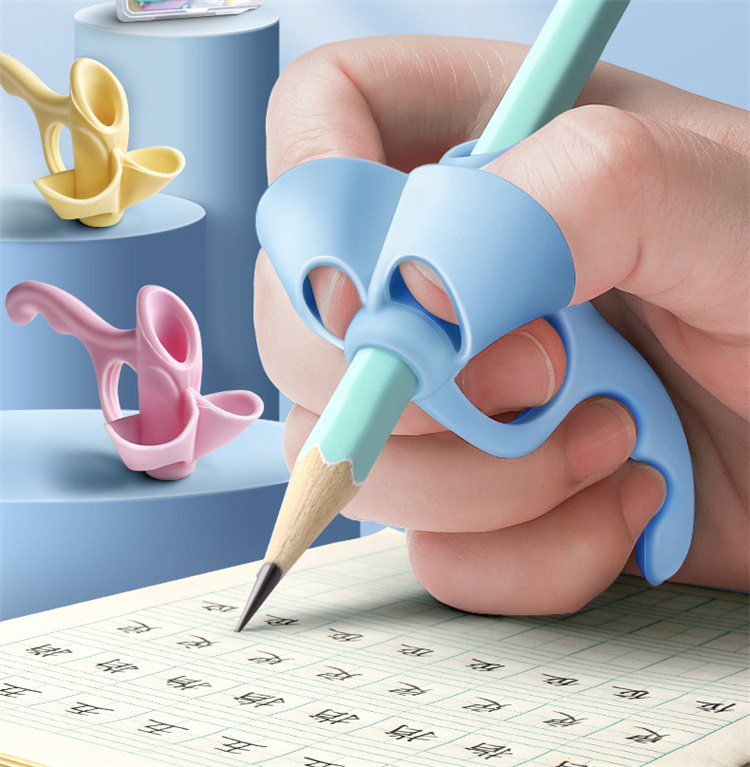 Silicone Writing Aid Grip for Kids Children Learning Pen Pencil Aid Kids Writing Posture Corrector Pencil Holder Tools