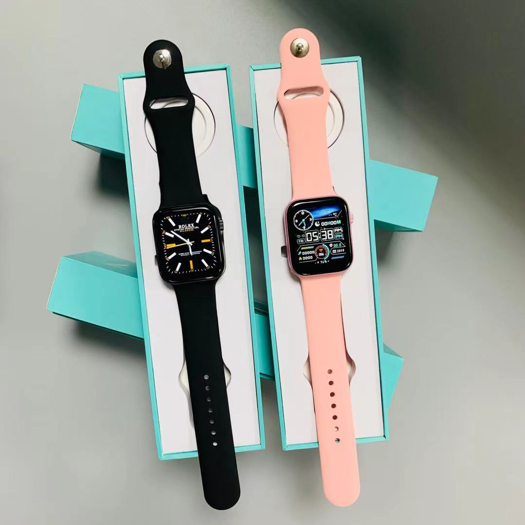 2021 New Arrivals Smart Watch N76 BT Call Full Touch Heart Rate Blood Pressure Wrist monitor iwo 7 smart watch N76