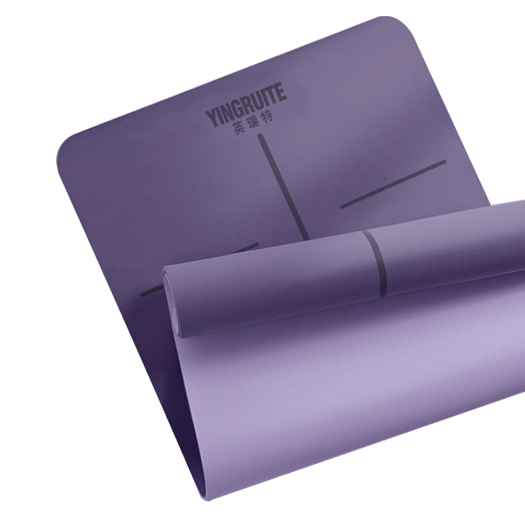 Custom gym organic best sports fitness folding 6 mm mat for yoga pilates