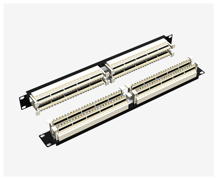 Высококачественная сетевая патч-панель 100 портов, патч-панель Cat6 Rj45 Idc, телефонная патч-панель