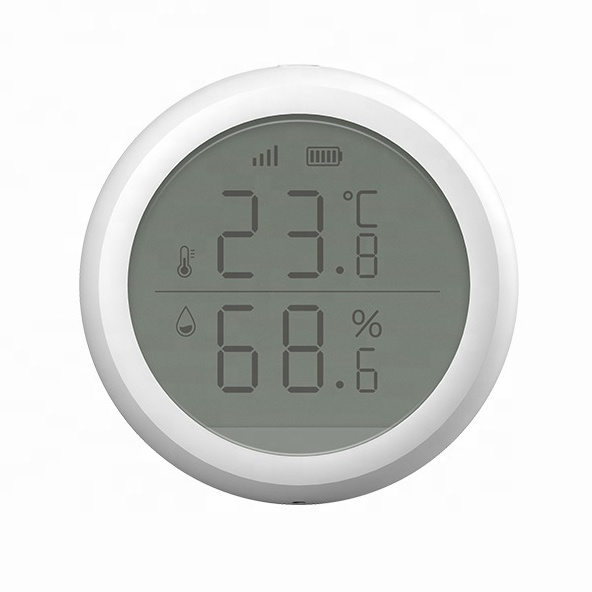 Датчик влажности 2020 Zigbee Smart Home работает с приложением для датчика влажности и температуры