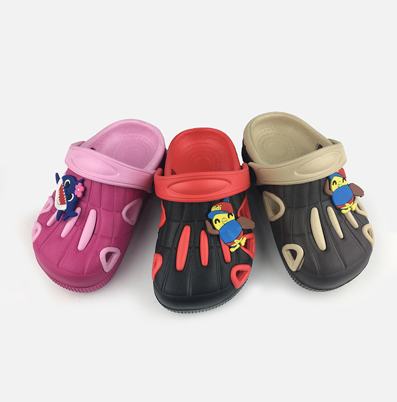 Cheap Girl Two color Clogs Jinjiang Breathable Double Color Rubber Clogs