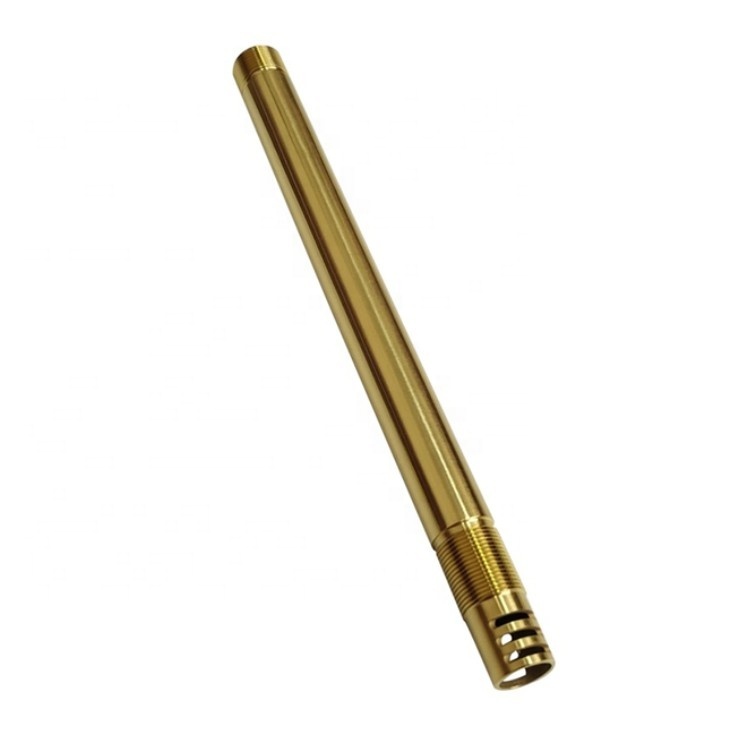 Custom Design Gold PVD Plating OEM Stainless Steel Pipe Precision CNC Machining Lathe Turning Hookah Shisha Part