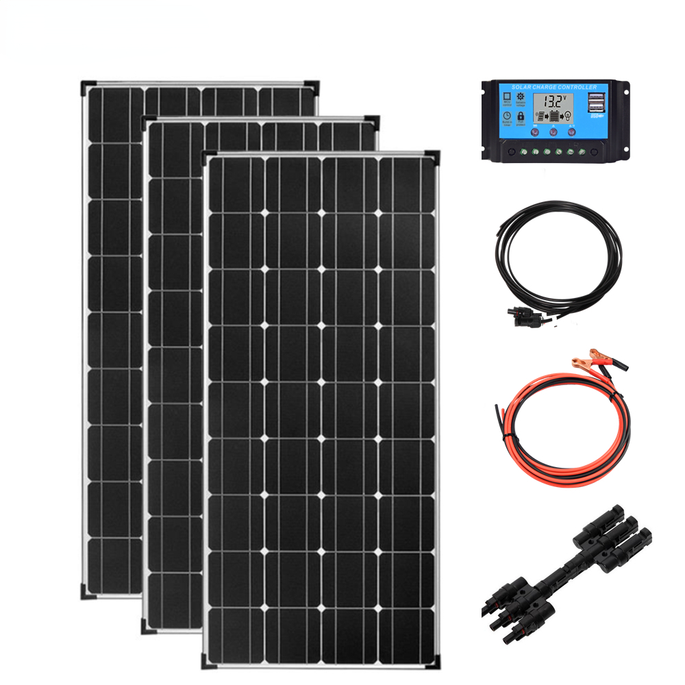 360W 240W 120 W солнечная панель комплект 120 ватт 18 вольт алюминиевая рамка панели солнечных батарей фотоэлектрической энергии ES Solares 1160*530*25 мм