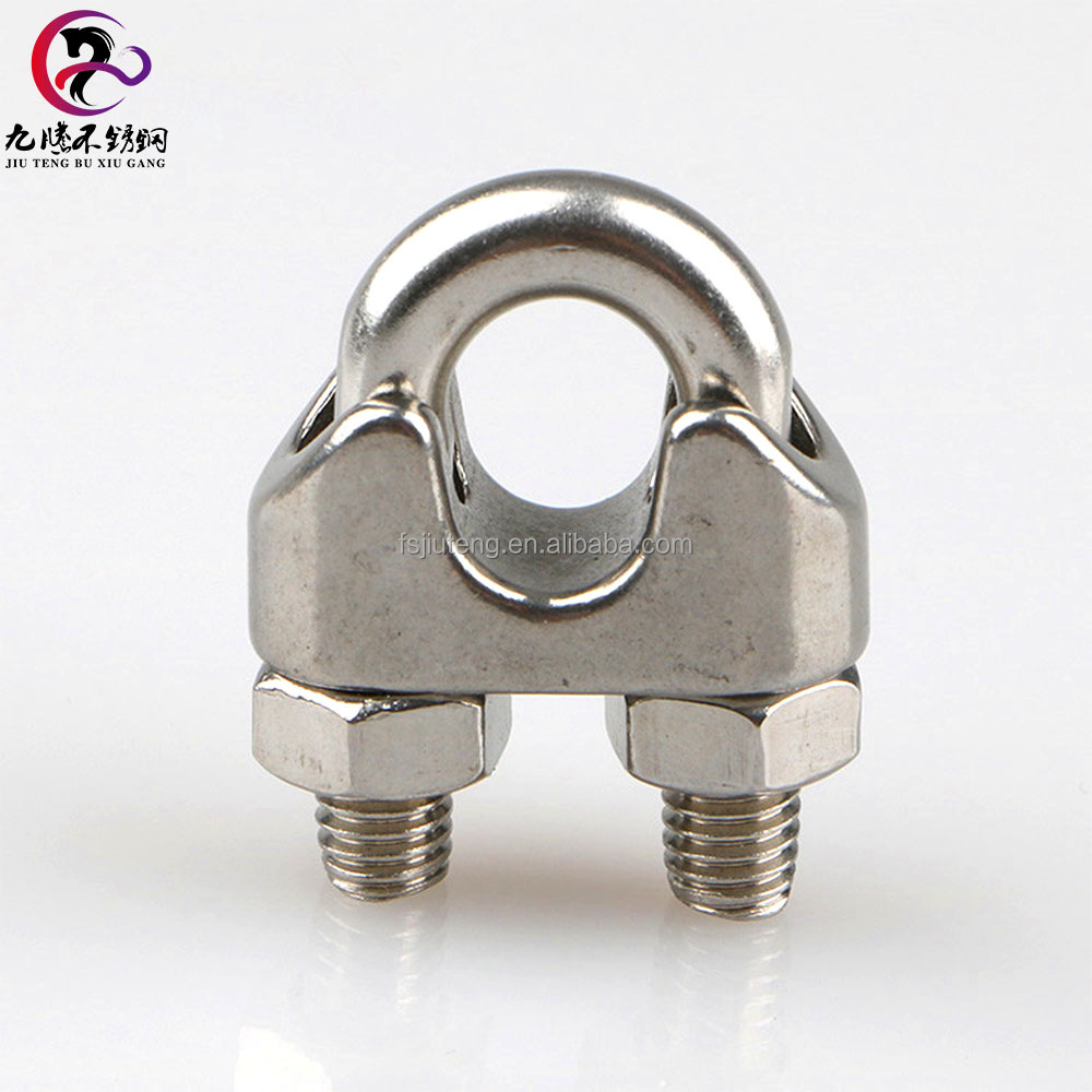 Standard 304 stainless steel wire rope clip rigging hardware