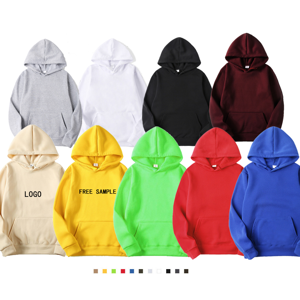 Free Sample Drop Shipping Pullover Custom Men Hoodies Pants Plus Size Sweatshirt