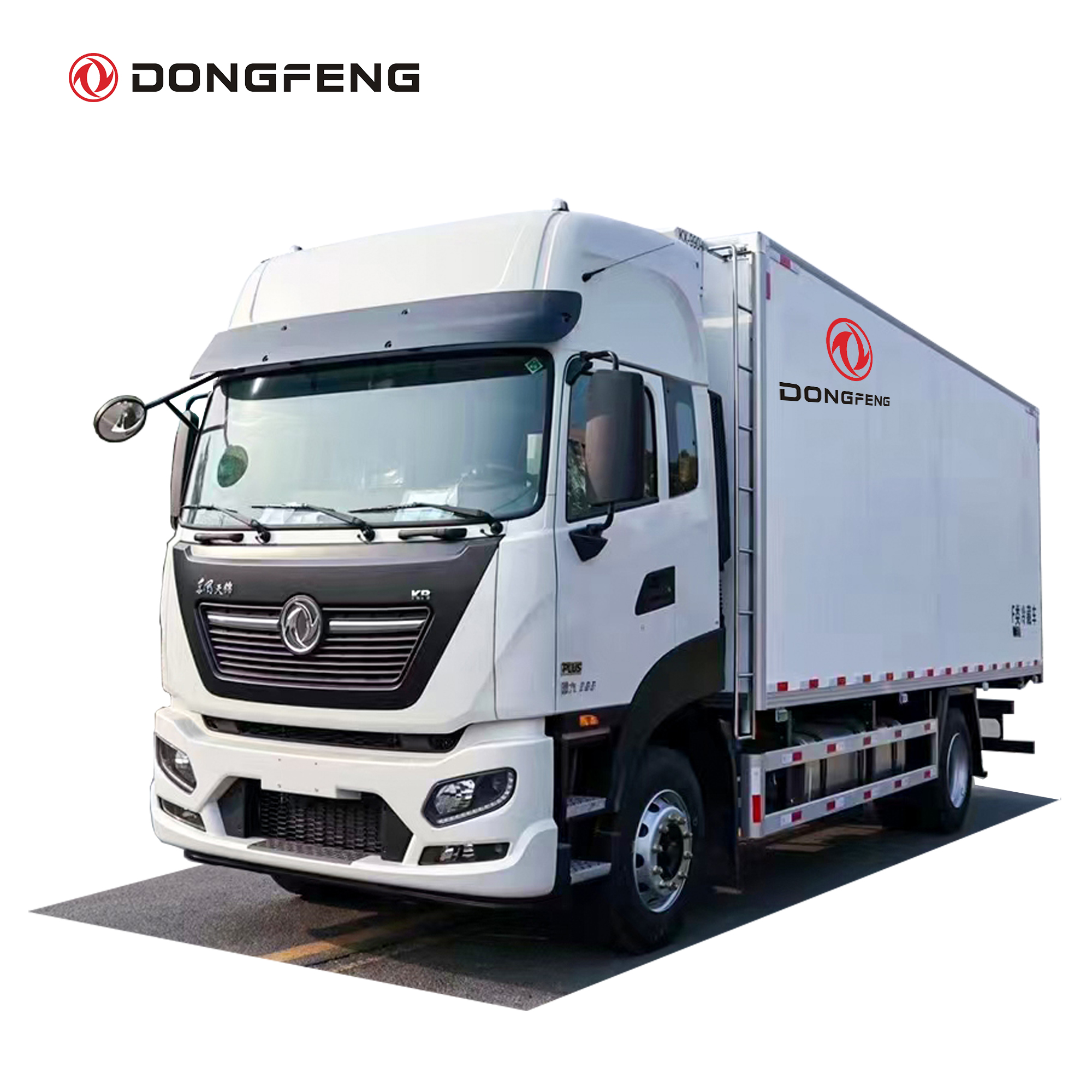 Грузовик-морозильник Dongfeng грузоподъемностью 10 тонн с двигателем Cummins 220 л.с.
