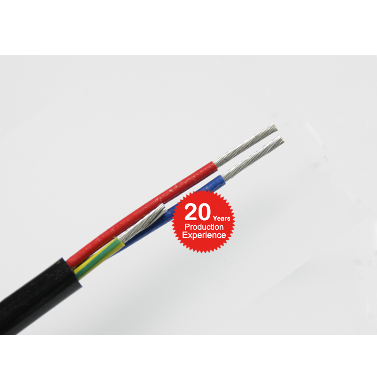 300v/500v 200c silicone high temperature 2 core shielded twisted pair cable