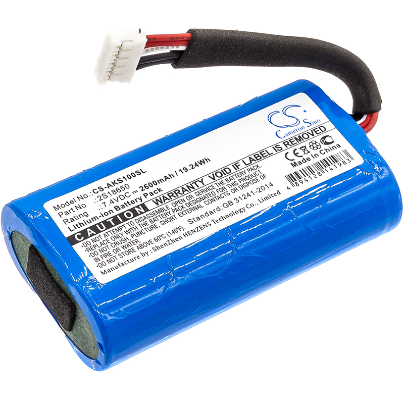 Замена аккумулятора динамика для Anker SoundCore Boost 2S18650 2600 мАч, высокое качество, Akku DDP сервис, китайский поставщик