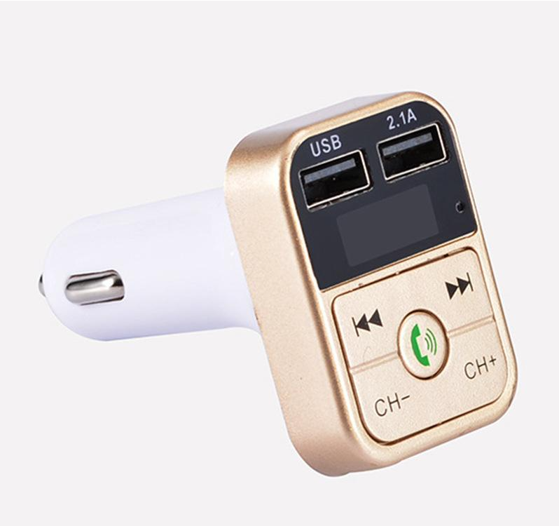 B2 Bluetooth FM передатчик, автомобильный набор, MP3 проигрыватель TF флеш Музыкальный USB зарядное устройство Беспроводная гарнитура Bluetooth FM модулятор