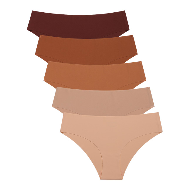 Hot Sell Women Underwear Panties No Show Invisible Panty One Piece Bikini Underwear Ice Silk Seamless Panties