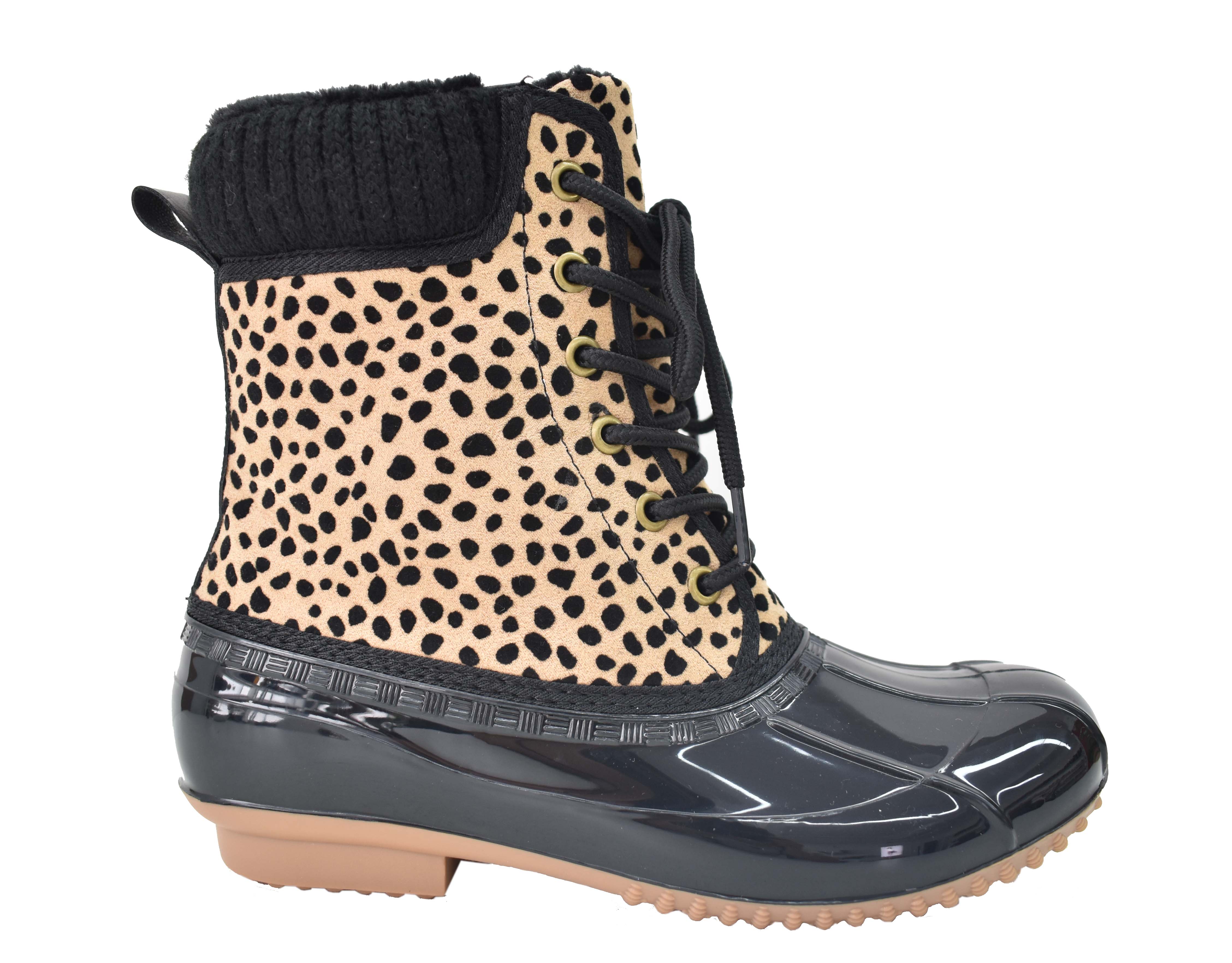 Wholesale Women Rain Duck Boots Platform Winter Duck Boots Women Warm Waterproof