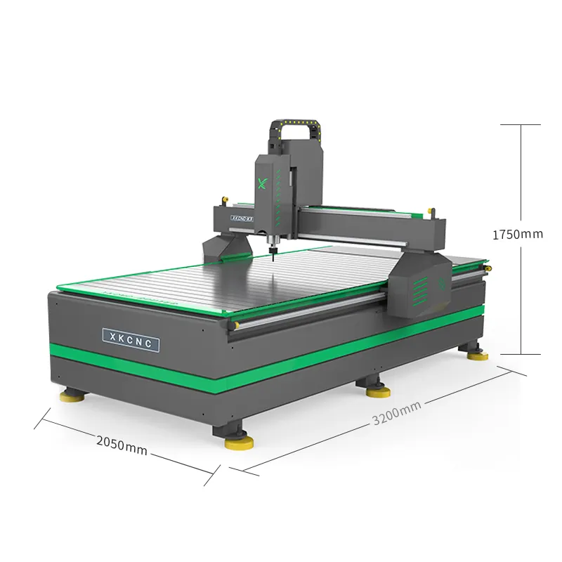 Xunke Customized 3 Axis 3D Acrylic PVC MDF Cutting Wood Carving 1325 CNC Router Machine Price