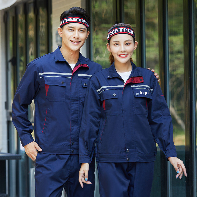 Wholesale High Quality Men Mechanic Reflective Work Suit Construction Clothing Workwear