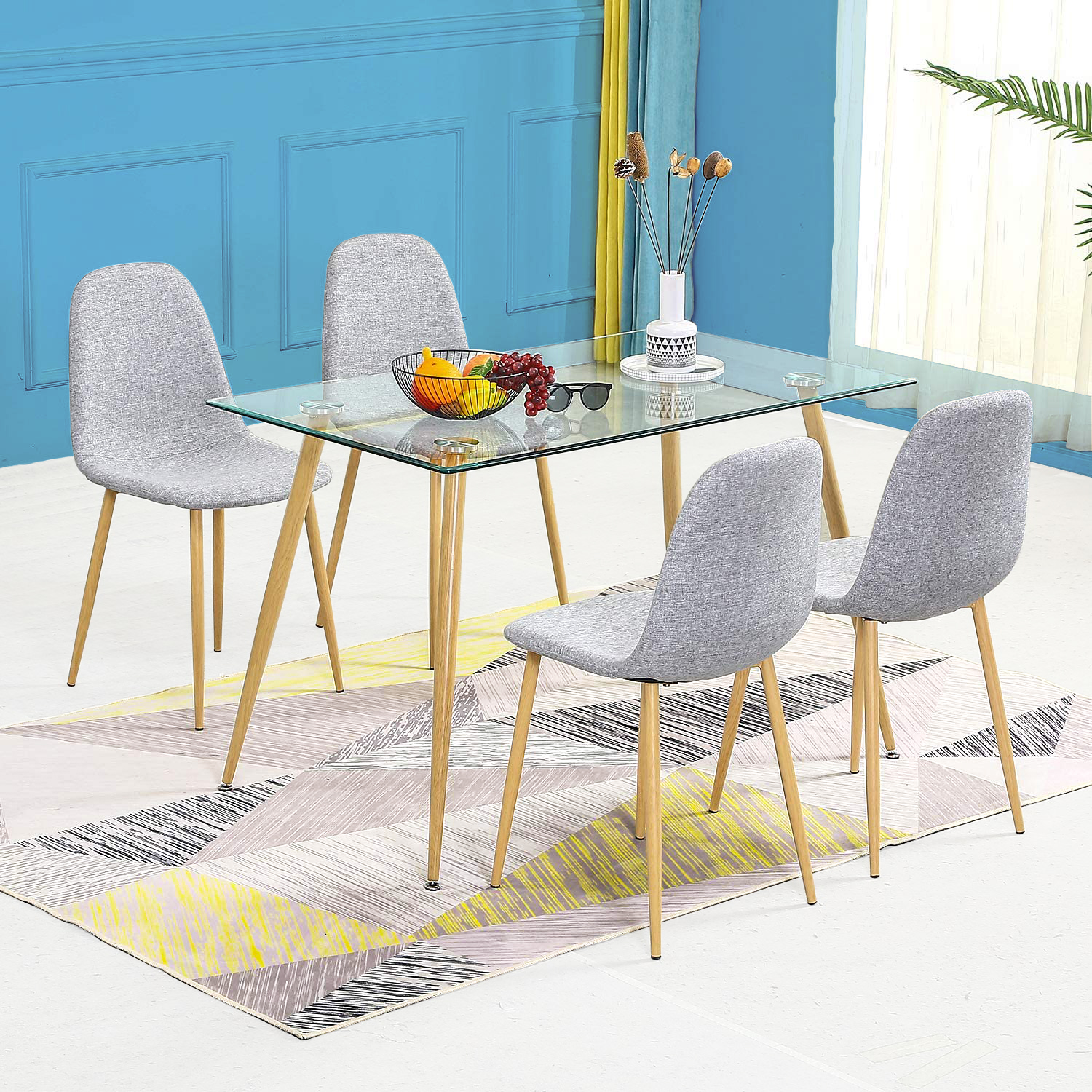 Dinning Dining Table Set Luxury Modern Italian Dining Room Home Furniture Din Set Restaurant Table and Chair for Restaurants