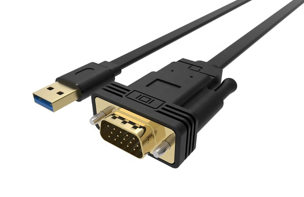 Адаптер питания с плоским кабелем USB 3,0 на VGA
