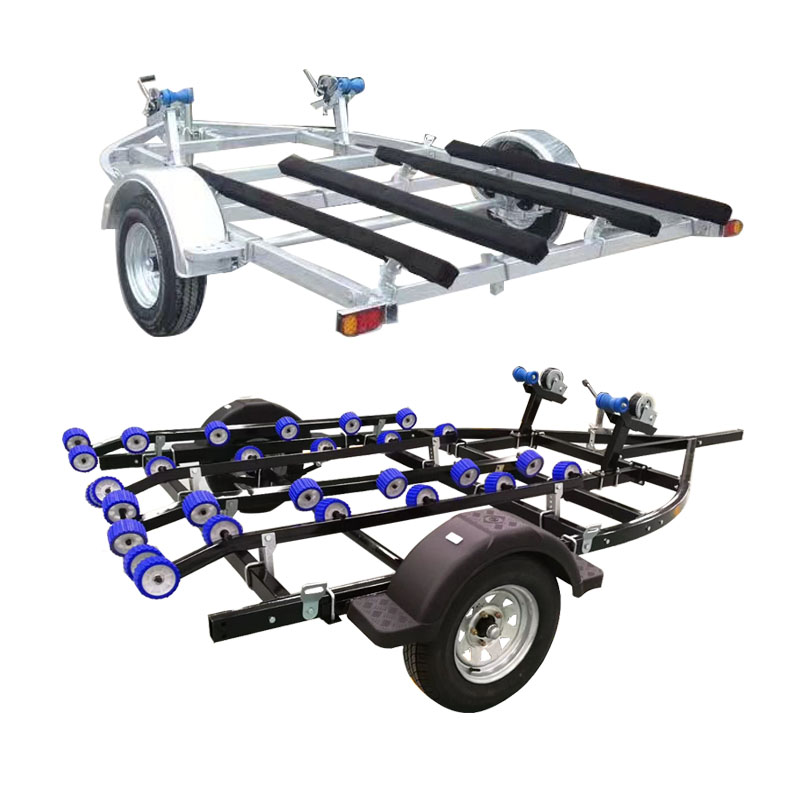 china LUBO Manufacturer /Factory Supply Galvanized tandem jet ski trailer frame
