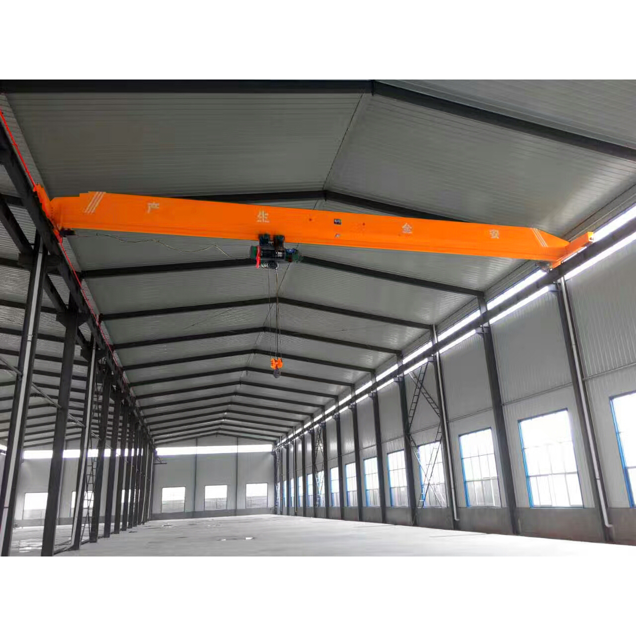 Professional constructive 3T 5T 10T single girder overhead crane for manufacturing plant sale