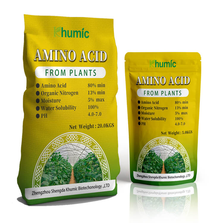 High Quality 80% Amino Acid powder 100%water soluble organic fertilizer for plant Amino Acid