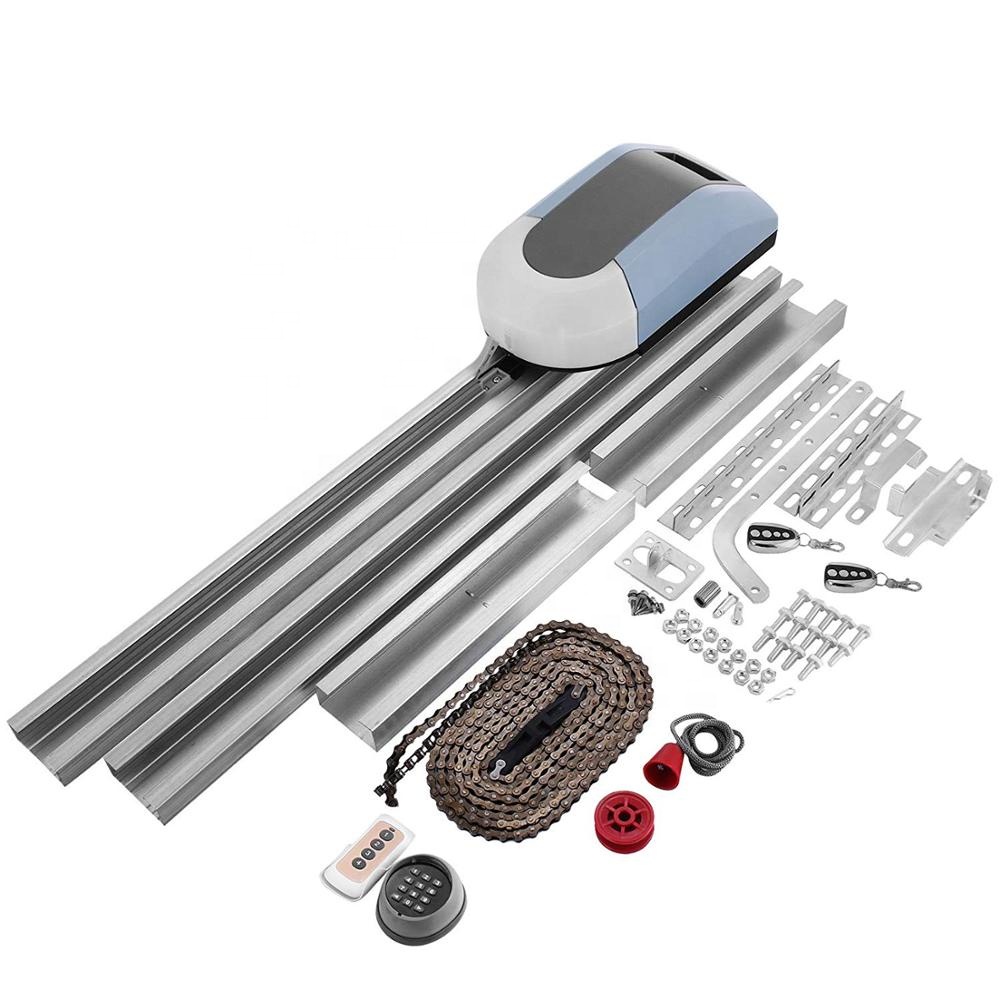 Silent Garage Door Opener Belt Drive Rail for up and over doors with Wireless Wall Switch, wireless keypad