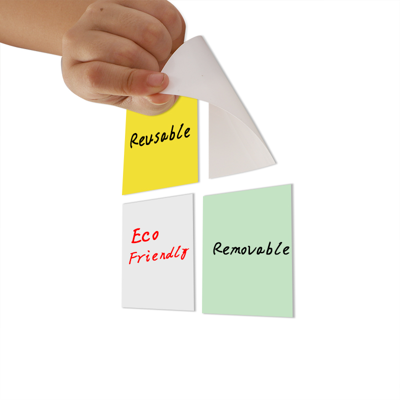 Direct Factory Hot Sell Removable Reusable Dry Erase Sticky Note Peel and Stick Dry Erase sticker