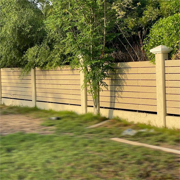 Ideal for Farms Courtyards Villas Termite-proof wpc wood-plastic ranch rail fencing systems