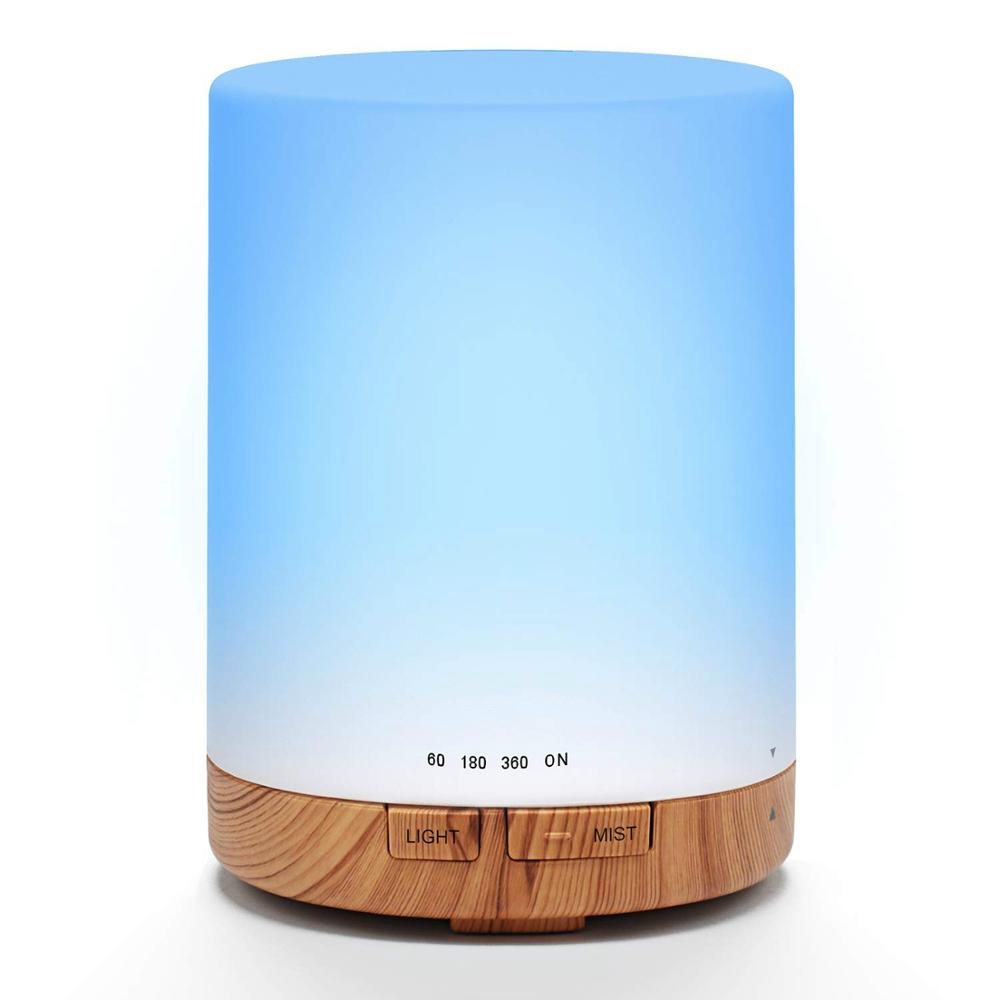 300ml Night Light Ultrasonic Air Humidifier Aroma Essential Oil Diffuser
