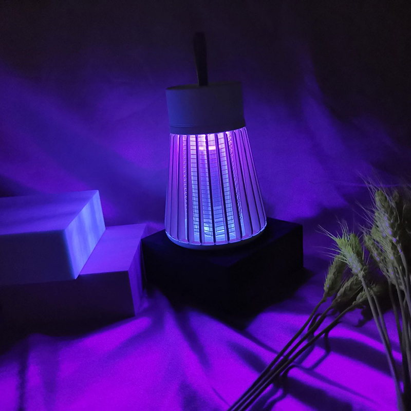 Профессиональная комнатная светодиодная УФ ловушка для комаров, USB перезаряжаемая Электронная ловушка для комаров