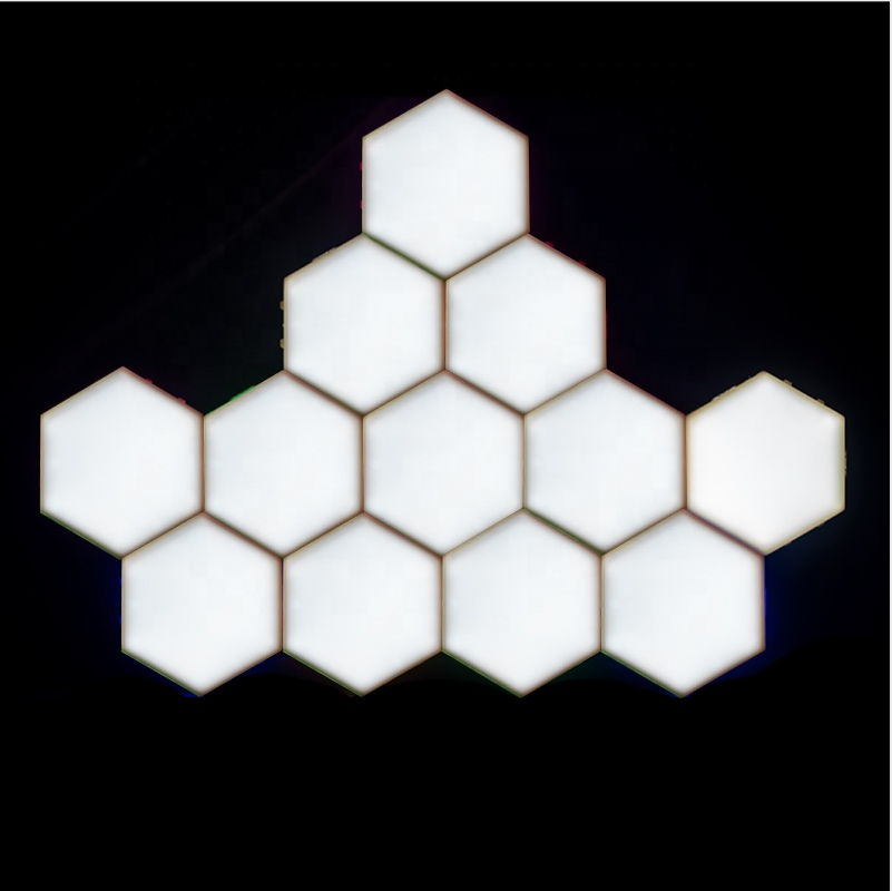 Touch Sensor Magnetic Led Hexagonal Light Honeycomb Wall Touch Light Led Quantum Lamp Night Sensitive Led Touch Lamp Decoration
