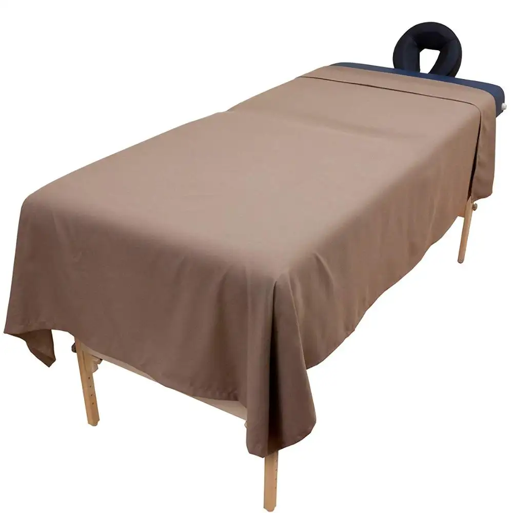 Wholesale Low Price Soft Wrinkle-free Microfiber SPA Massage Table Flat Sheet
