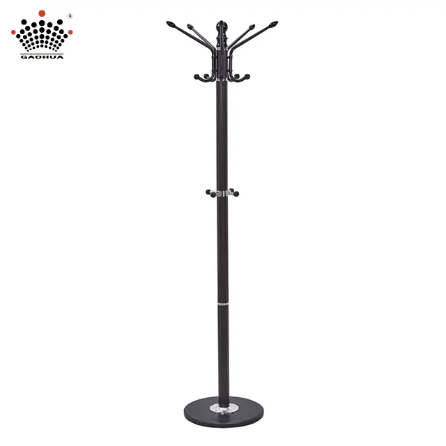 Easy assemble wholesale metal tree shaped standing coat rack clothes hat coat hanger stand